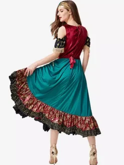 Carnival Gypsy Costumes Flamenco Dance Costume