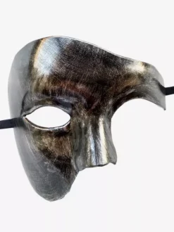 Carnival Mask For Adults Black Plastic Masquerade Costume Accessories