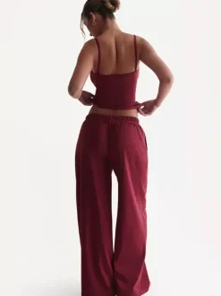 Casual Camis And Wide Leg Pants Two-Piece Lounge Set For Women 2026
