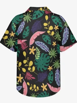 Casual Shirt For Men Casual Tropical Printed Men Top