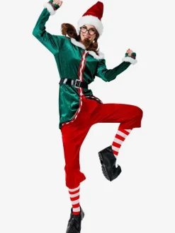 Christmas Set Green Elf 6 Piece Holidays outfits Costume