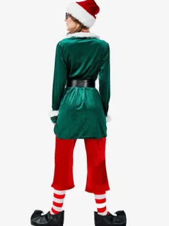 Christmas Set Green Elf 6 Piece Holidays outfits Costume