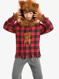 Christmas Children Werewolf Animal Costume Boy Performance