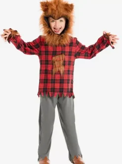Christmas Children Werewolf Animal Costume Boy Performance