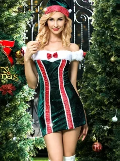 Christmas Costumes Hot Christmas Women Lingerie Dress
