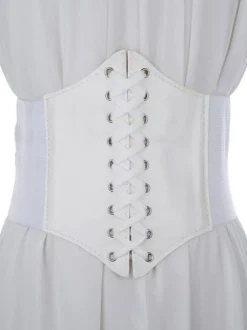 Classic Lolita Corset Lace Up Grommet Lolita Corsage