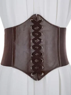 Classic Lolita Corset Lace Up Grommet Lolita Corsage