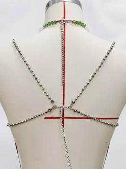 Clubwear Top Gorgeous Halter Crystal Backless Tops