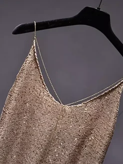 Clubwear Tops Fashion V-Neck Nets Sleeveless Clothes