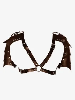 Coffee Brown Steampunk Costume Men's Accessory Grommets