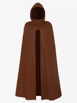 Coffee Brown Vintage Retro Medieval Cloak Pirate Wizard Death Cardigan Cloak Warrior Cloak