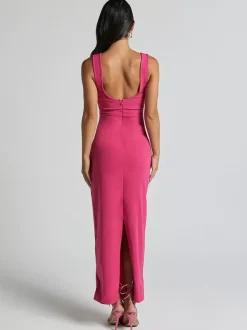 Contrast Color Bodycon Tank Long Dress For Summer 2026