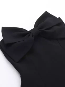 Coquette Bow Dress For Women - Strapless Sweetheart A Line Mini Dress - Summer Birthday Party 2026