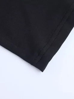 Cowl Neck Maxi Dress For Women - Black Elegant Lace Trim Bodycon Long Dress - Spring Evening Party Cocktail Wear 2026