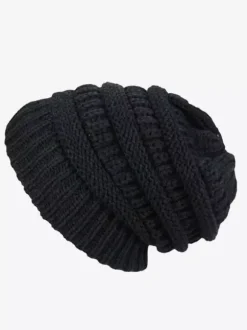 Crochet Cap Solid Color Unisex Caps For Spring Fall Winter