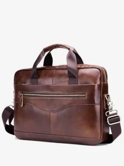 Crossbody Bag Accessories Briefcase Light Slide Men Business Satchel Bag