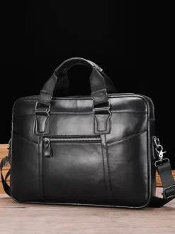 Crossbody Bag Accessories Briefcase Light Slide Men Business Satchel Bag