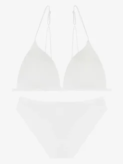 Cut Out Lingerie Burgundy 2-Piece Bra Panty Sets