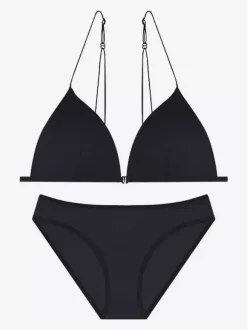 Cut Out Lingerie Burgundy 2-Piece Bra Panty Sets