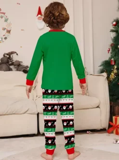 Dabbing Santa Black And Red Matching Family Christmas Pajamas 2026