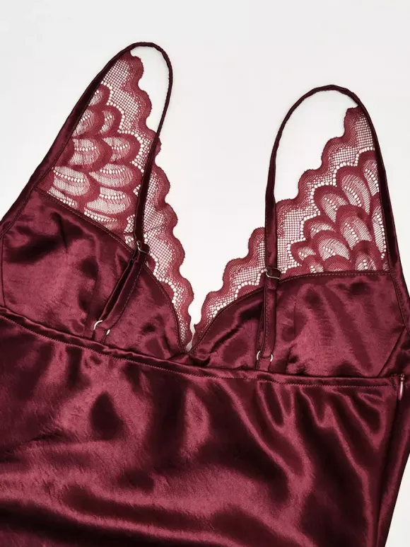 Daily Dresses Woman's Maxi Sleeveless V-Neck Sexy Apricot Dress