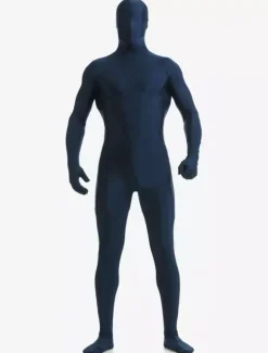 Dark Navy Zentai Suit Adults Morph Suit Full Body Lycra Spandex Bodysuit for Men