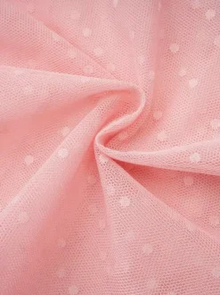 Date Night Dresses Maxi Layered Pleated Short Sleeves Jewel Neck Elegant Pink Dress