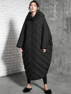 Down Jacket For Women Chic Polyester