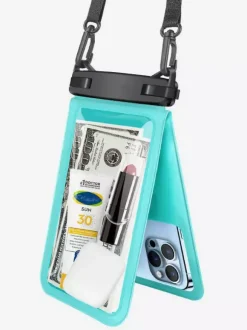 Dual-Compartment Waterproof Phone Pouch IPX8 30m Depth