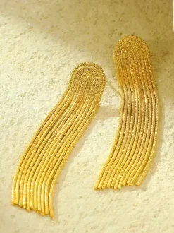 Earrings Gold Adult's Daily Casual Vintage Jewelry