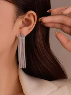 Earrings Gold Adult's Daily Casual Vintage Jewelry