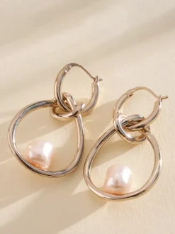 Earrings Silver Teen Girl's Daily Casual Geometric Irregular Jewelry