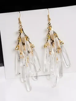 Earrings White Adult's Daily Casual Baroque Style Geometric Irregular Jewelry