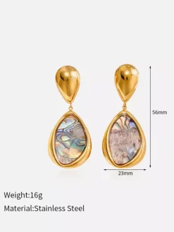 Earrings Light Pink Adult's Daily Casual Euro-Style Geometric Geometric Jewelry