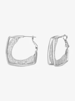 Earrings Silver Adult's Daily Casual Euro-Style Geometric Jewelry