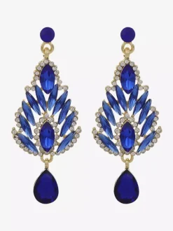 Earrings White Adult's Engagement Baroque Style Geometric Drops Design Jewelry