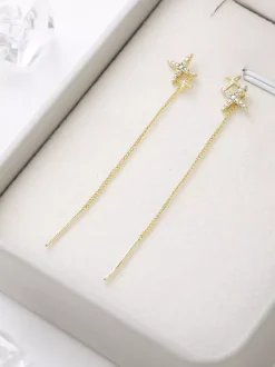 Eight-pointed Star Tassel Earrings For Women 2026