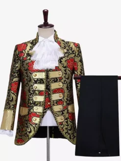 European Court Dress Performance Costumes Retro Prince Charming Stage Retro Drama Costumes