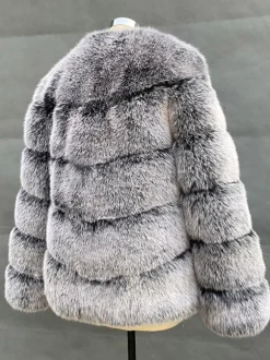 Faux Fur Short Coat Winter Eco-friendly Fur Jacket For Women 2026