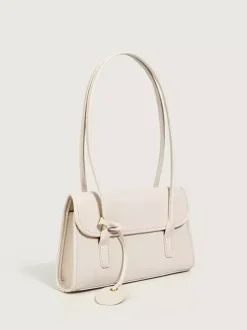 Faux Leather Baguette Bag Slim Shoulder Bag For Women 2026
