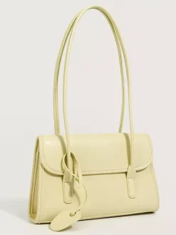 Faux Leather Baguette Bag Slim Shoulder Bag For Women 2026