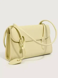 Faux Leather Baguette Bag Slim Shoulder Bag For Women 2026