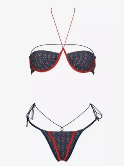 Floral Printed Sexy Halter Bikini For Summer 2026