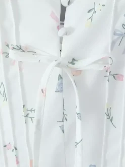 Floral Print Sweetheart Neckline A-line Midi Dress For Summer 2026