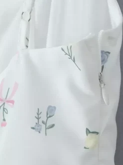 Floral Print Sweetheart Neckline A-line Midi Dress For Summer 2026