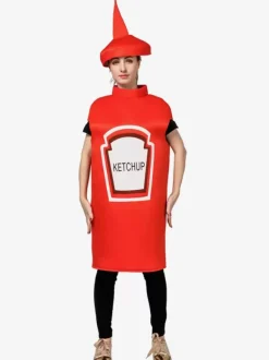 Funny Beer Bottle One Piece Halloween Costume for Oktoberfest Party
