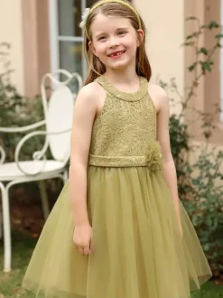 Girl Party Dress Flower Girl Dresses Wedding Kids Social Party Dress Wedding Flower Girl Dress Flower Girl Dresses Sleeveless Flowers