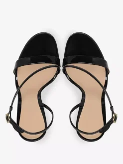 Gold High Heels Platform Open Toe Chunky Heel Strappy Party Shoes