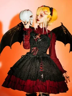 Gothic Lolita Blouses Ruffles Bows Lolita Top Long Sleeves Gray Lolita Shirt