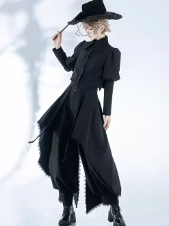Gothic Lolita Pant Lace Ruffles Black Lolita Trousers